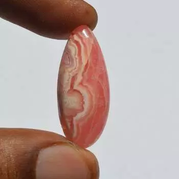 Натуральный розовый родохрозит драгоценный камень, редкий родохрозит кабошон, грушевидная форма 23 карата, размер 31x13x5 мм 31x13x5 MM разноцветный