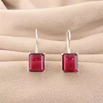 Натуральный розовый рубеллит драгоценный камень 925 пробы серебро ювелирные изделия ручной работы серьги 1.06 EE-167-5