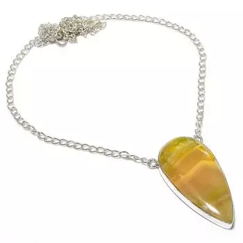 Натуральный септерийский драгоценный камень Нудал из стерлингового серебра 925 пробы, подарочное ожерелье 18 дюймов C9E19