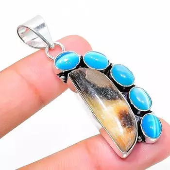 Натуральный септерийский камень, драгоценный камень Monalisa, подвеска из стерлингового серебра 925 пробы, 2,21 дюйма k4C02