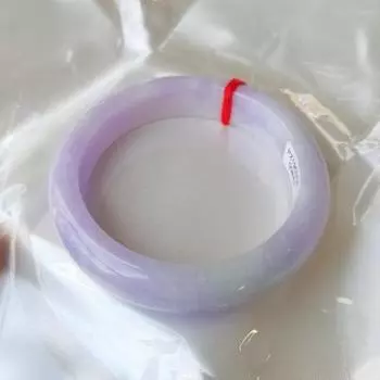 Натуральный сертификат на отправку, чистый мьянманский изумруд, ледяной фиолетовый, 54–62 мм, женский элегантный браслет принцессы, отправить маме подруге 54-56mm