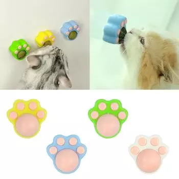 Натуральный шарик из кошачьей мяты, игрушка для кошек, чистка зубов, молярные закуски, жевательная игрушка Silvervine, уход за зубами зелёный