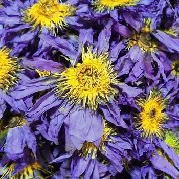 Сушеный рассыпной голубой лотос, натуральный, цельный цветочный травяной китайский чай 50 г, 100 г, 200 г 50g/1.76oz