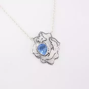 Натуральный Танзанит Драгоценный Камень 925 Стерлинговое Серебро Ювелирное Изделие Подвеска 1,29 Для Женщин CP-32-8