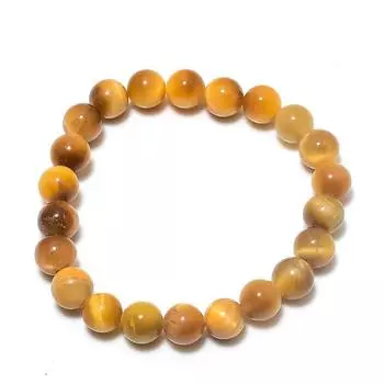 Натуральный тигровый глаз драгоценный камень манжета ручной работы регулируемый O2m08