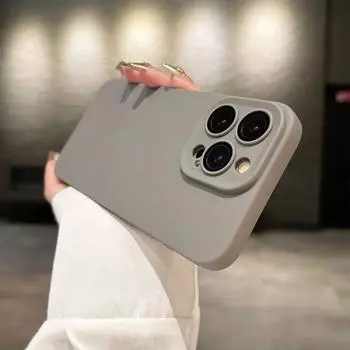 Натуральный титановый защитный силиконовый чехол для объектива камеры iPhone 15 14 13 12 11 Pro Max Plus, мягкий чехол для телефона с защитой от падений For iPhone 12 светло-синий