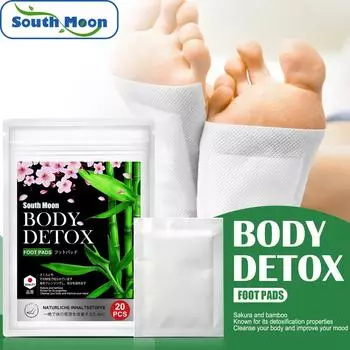 Натуральный травяной пластырь для ног South Moon Rose полынь, чтобы избавиться от сырости и холода, облегчить головную боль, помочь заснуть, снять стресс, пластырь для ног 1 Pack/10pcs