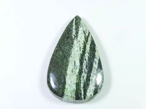 Натуральный зеленый швейцарский опал грушевидной формы кабошон кристалл россыпью драгоценный камень 69 карат. СК-1580