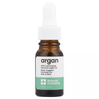 Natural Outcome, Аргановое масло, 0,33 унции (10 мл)