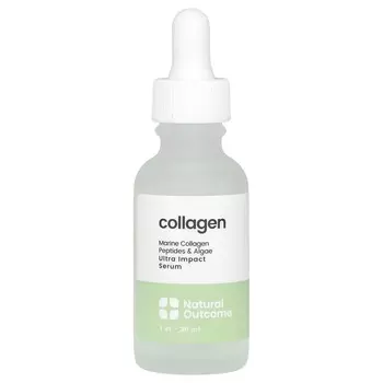 Natural Outcome, Collagen Ultra Impact Serum, Fragrance-Free, 1 oz (30 ml)