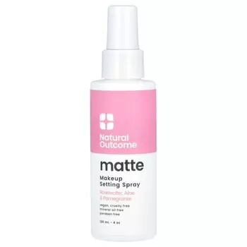 Natural Outcome, Матовый, фиксирующий спрей для макияжа, 4 унции (120 мл)