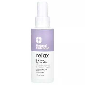 Natural Outcome, релаксация, успокаивающий спрей для лица, 120 мл (4 унции)