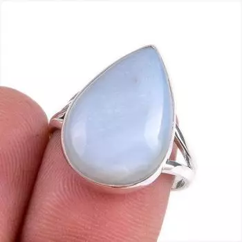 Natural Owyhee Opal Gemstone 925 Solid Sterling Silver Jewelry Ring Size 8 Y1z82