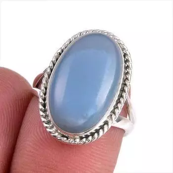 Natural Owyhee Opal Gemstone 925 Solid Sterling Silver Jewelry Ring S.6.5 D8P21