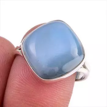 Natural Owyhee Opal Gemstone 925 Solid Sterling Silver Jewelry Ring Size 9 I4K97
