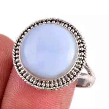Natural Owyhee Opal Gemstone 925 Solid Sterling Silver Jewelry Ring S.9.5 b9s46