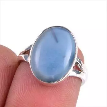 Natural Owyhee Opal Gemstone 925 Solid Sterling Silver Jewelry Ring S.5.5 Z6p23