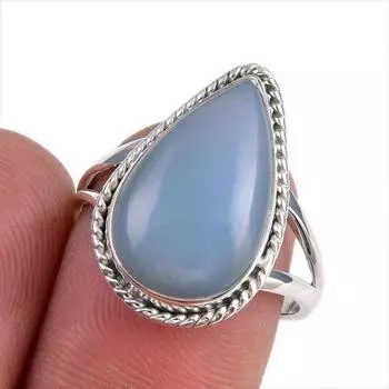 Natural Owyhee Opal Gemstone 925 Solid Sterling Silver Jewelry Ring S.7.5 h7t81