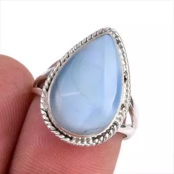 Natural Owyhee Opal Gemstone 925 Solid Sterling Silver Jewelry Ring Size 7 Q3l12
