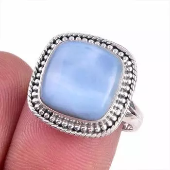 Natural Owyhee Opal Gemstone 925 Solid Sterling Silver Jewelry Ring S.7.5 R4H12