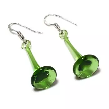 Natural Peridot Gemstone Handmade 925 Sterling Silver Jewelry Earring 1.85 n1b66