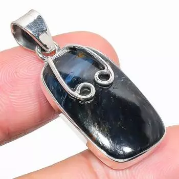 Natural Pietersite Gemstone 925 Solid Sterling Silver Jewelry Pendant 1.75 e7u02