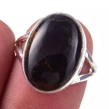 Natural Pietersite Gemstone Handmade 925 Solid Sterling Silver Ring Size 7 Q5k19