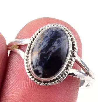 Natural Pietersite Gemstone Handmade 925 Solid Sterling Silver Ring Size 10 B7K90
