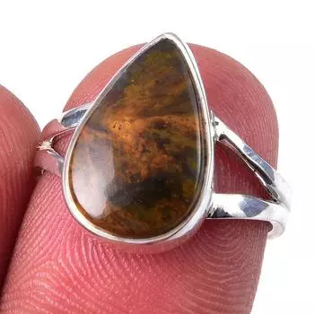 Natural Pietersite Gemstone Handmade 925 Solid Sterling Silver Ring Size 6 Q1I74