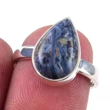 Natural Pietersite Gemstone Handmade 925 Solid Sterling Silver Ring Size 6 k7Q80