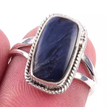 Natural Pietersite Gemstone Handmade 925 Solid Sterling Silver Ring Size 6 T5g32