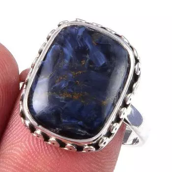 Natural Pietersite Gemstone Handmade 925 Solid Sterling Silver Ring Size 9 G9s91