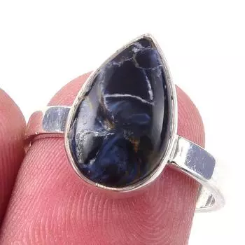 Natural Pietersite Gemstone Handmade 925 Solid Sterling Silver Ring Size 7 N8n12