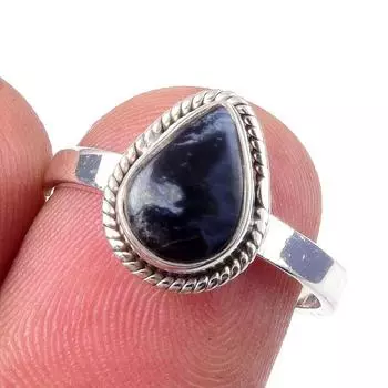 Natural Pietersite Gemstone Handmade 925 Solid Sterling Silver Ring Size 7 q7E93