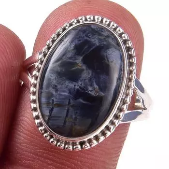Natural Pietersite Gemstone Handmade 925 Solid Sterling Silver Ring Size 8 R3i00