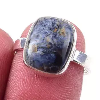 Natural Pietersite Gemstone Handmade 925 Solid Sterling Silver Ring Size 7 H5U58