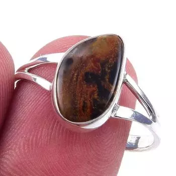 Natural Pietersite Gemstone Handmade 925 Solid Sterling Silver Ring Size 10 r1D58