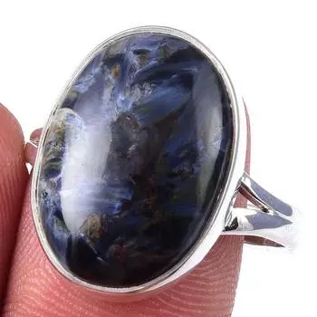 Natural Pietersite Gemstone Handmade 925 Solid Sterling Silver Ring Size 10 B5o09