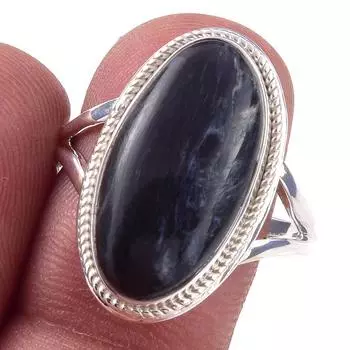 Natural Pietersite Gemstone Handmade 925 Solid Sterling Silver Ring Size 9 C0Z15