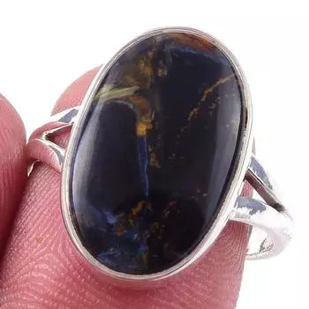 Natural Pietersite Gemstone Handmade 925 Solid Sterling Silver Ring Size 8 k8a94
