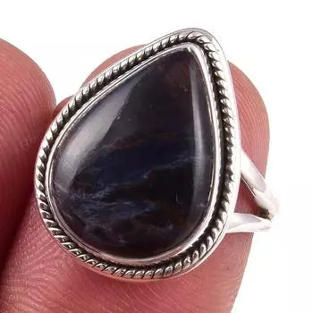Natural Pietersite Gemstone Handmade 925 Solid Sterling Silver Ring Size 6 I0C34