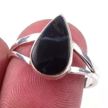 Natural Pietersite Gemstone Handmade 925 Solid Sterling Silver Ring Size 8 r8H42