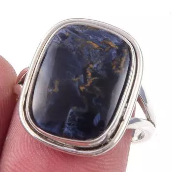 Natural Pietersite Gemstone Handmade 925 Solid Sterling Silver Ring Size 7 A8R99