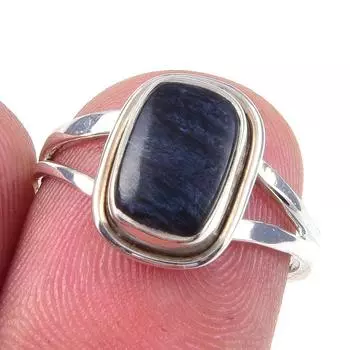 Natural Pietersite Gemstone Handmade 925 Solid Sterling Silver Ring Size 6 Q4z57