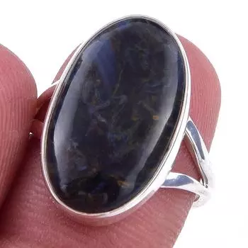 Natural Pietersite Gemstone Handmade 925 Solid Sterling Silver Ring Size 7 j4d69