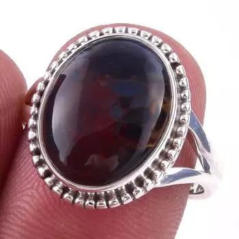 Natural Pietersite Gemstone Handmade 925 Solid Sterling Silver Ring Size 7 A9p52
