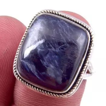 Natural Pietersite Gemstone Handmade 925 Solid Sterling Silver Ring S.6.5 j4V52