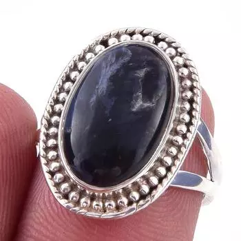 Natural Pietersite Gemstone Handmade 925 Solid Sterling Silver Ring Size 6 V1k33