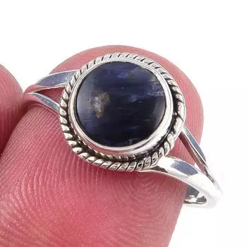 Natural Pietersite Gemstone Handmade 925 Solid Sterling Silver Ring Size 8 N3N50