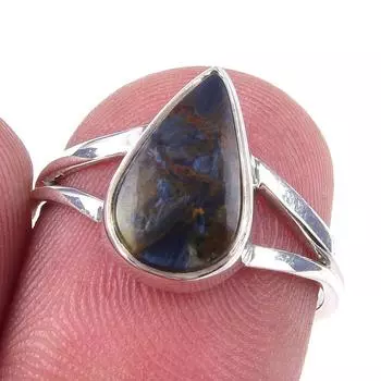 Natural Pietersite Gemstone Handmade 925 Solid Sterling Silver Ring Size 6 s6t91